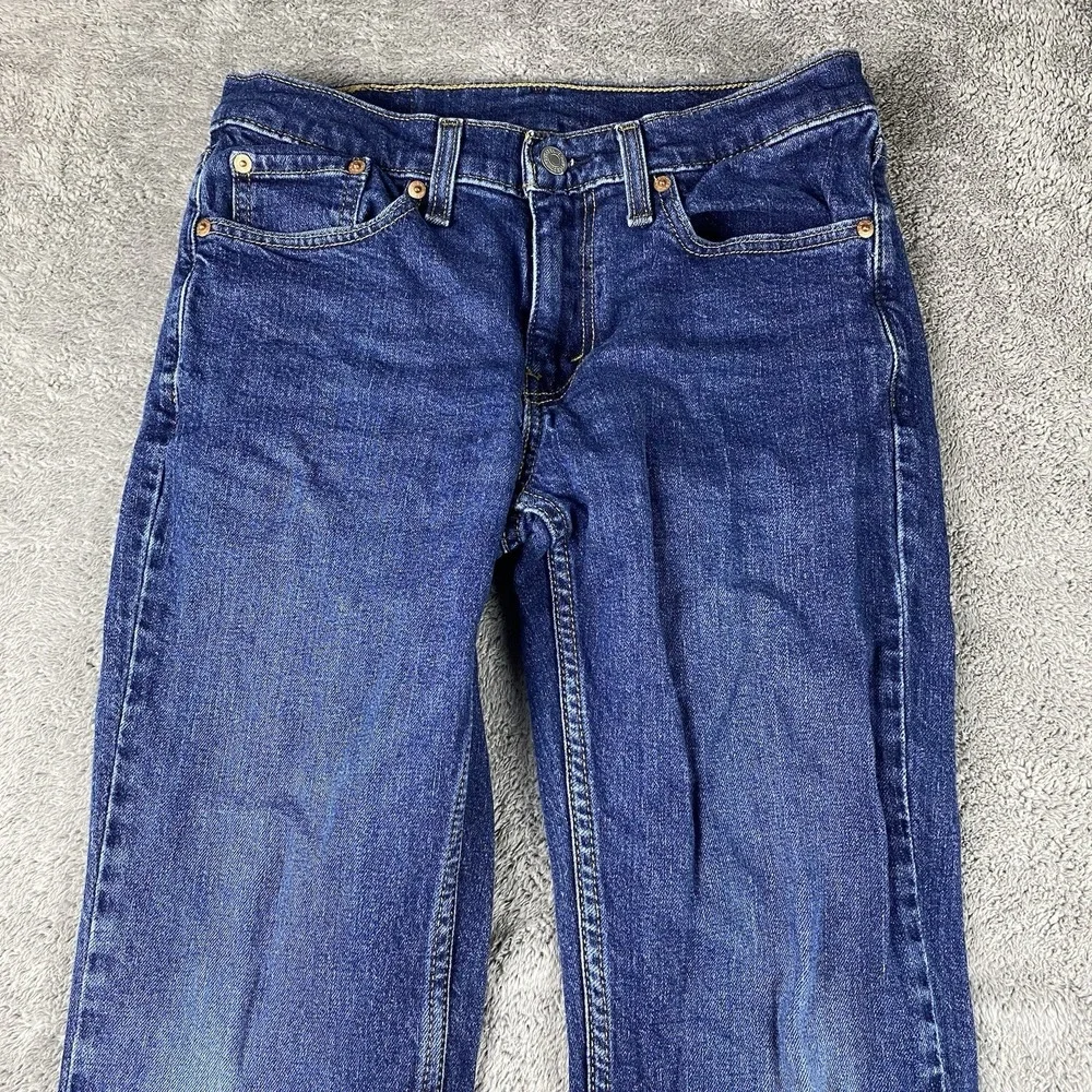 Levis 514 Straight Fit Jeans Mens 28x30 Blue Medium Wash‎ Mid Rise